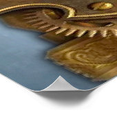 Periodieke tabel Beryllium atoomnummer #4 Poster (Hoek)