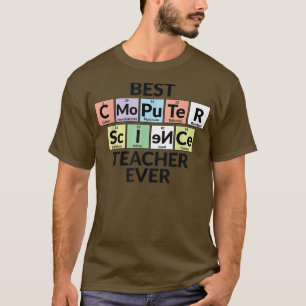 Periodieke Tabel - Beste leraar computerwetenschap T-shirt