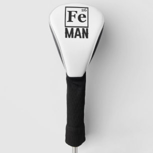 Periodieke tabel Element van een Man Funny Science Golfheadcover
