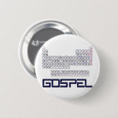 Periodieke Tabel = evangelie Ronde Button 5,7 Cm (Voorkant /achterkant)