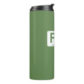 Periodieke Tabel Financiële Onafhankelijkheid Thermosbeker (Gedraaid links)