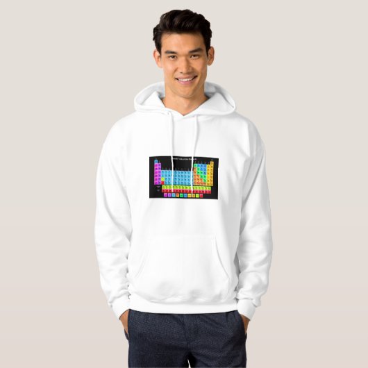 Periodieke tabel hoodie (Voorkant volledig)