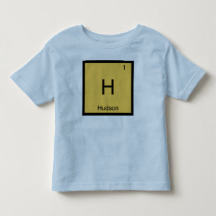 Periodieke tabel Hudson Name Chemistry Element Kinder Shirts