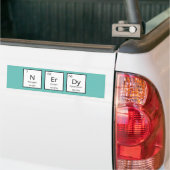 Periodieke Tabel Humor | Funny Science Pun Bumpersticker (Op Truck)