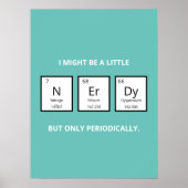Periodieke Tabel Humor | Funny Science Pun Poster (Voorkant)