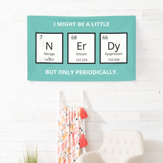 Periodieke Tabel Humor | Funny Science Pun Spandoek (Insitu)