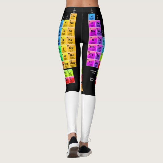 Periodieke tabel leggings (Achterkant)