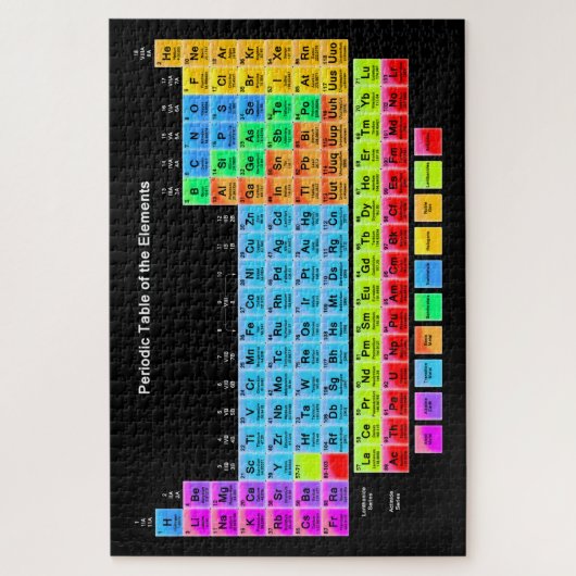 Periodieke tabel legpuzzel (Verticaal)