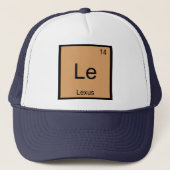 Periodieke Tabel Lexus Name Chemistry Element Trucker Pet (Voorkant)