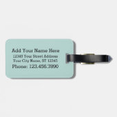 Periodieke tabel met elementen bagagelabel (Achterkant horizontaal)