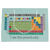 Periodieke tabel met elementen groot cadeauzakje (Voorkant)