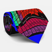 Periodieke tabel met elementen Kunstmatig Stropdas (Opgerold)