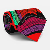 Periodieke tabel met elementen Kunstmatig Stropdas (Opgerold)