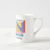 Periodieke tabel met elementen porselein kop (Rechts)