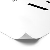 Periodieke tabel met elementen poster (Hoek)