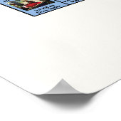 Periodieke tabel met geschikte technologie poster (Hoek)