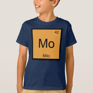 Periodieke tabel Milo Name Chemistry Element T-shirt