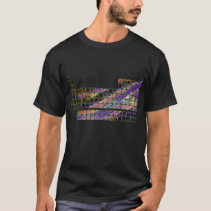 Periodieke tabel Nebula Elektronenneutronenfysica T-shirt