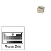 Periodieke tabel rubberstempel (Gestempeld)