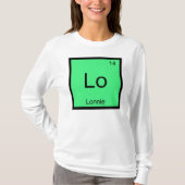 Periodieke Tabel Scheikundeonderdeel T-shirt (Voorkant)