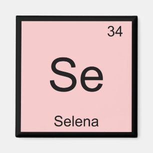 Periodieke tabel selena Name Chemistry Element Magneet