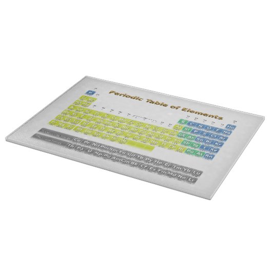 Periodieke tabel snijplank (Hoek)