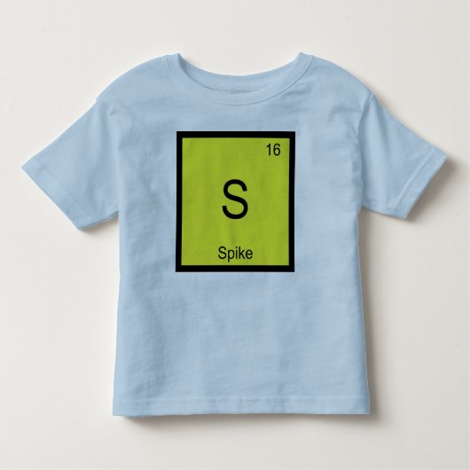 Periodieke Tabel Speknaam Chemistry Element Kinder Shirts (Voorkant)