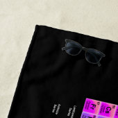 Periodieke tabel strandlaken (In situ)