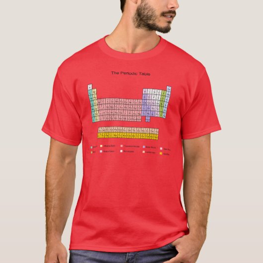 Periodieke tabel t-shirt (Voorkant)