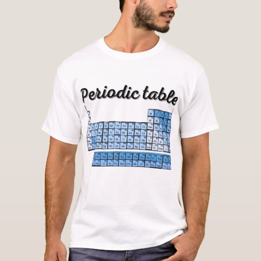 Periodieke tabel t-shirt (Voorkant)
