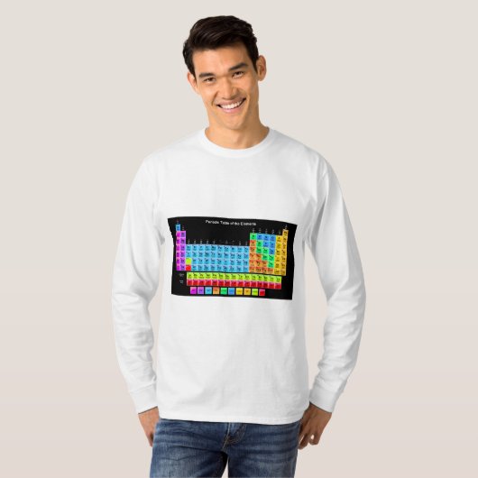 Periodieke tabel t-shirt (Voorkant volledig)