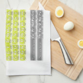 Periodieke tabel theedoek (Quarter Fold)