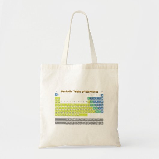 Periodieke tabel tote bag (Voorkant)