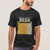 Periodieke tabel van bierschets t-shirt (Voorkant)