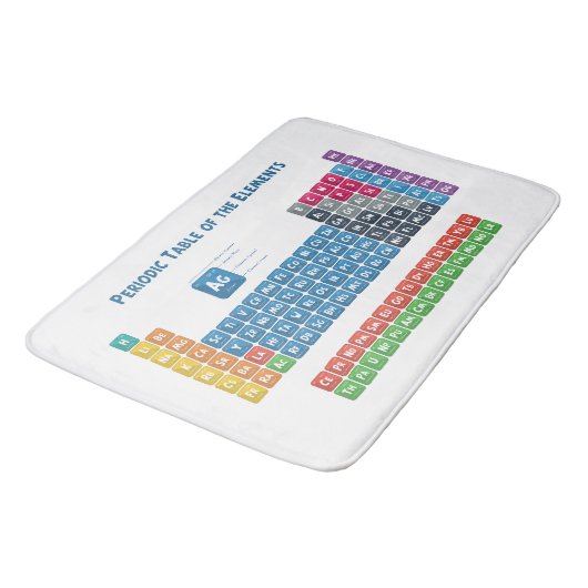 Periodieke tabel van de elementen 2 badmat (Gekanteld)