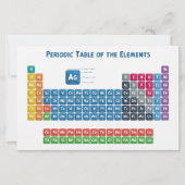 Periodieke tabel van de elementen 2 briefpapier (Voorkant)