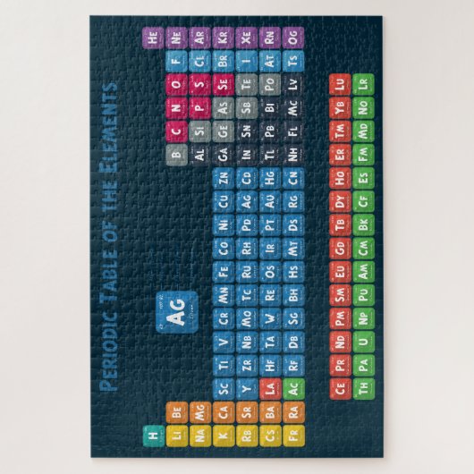 Periodieke tabel van de elementen 2 legpuzzel (Verticaal)