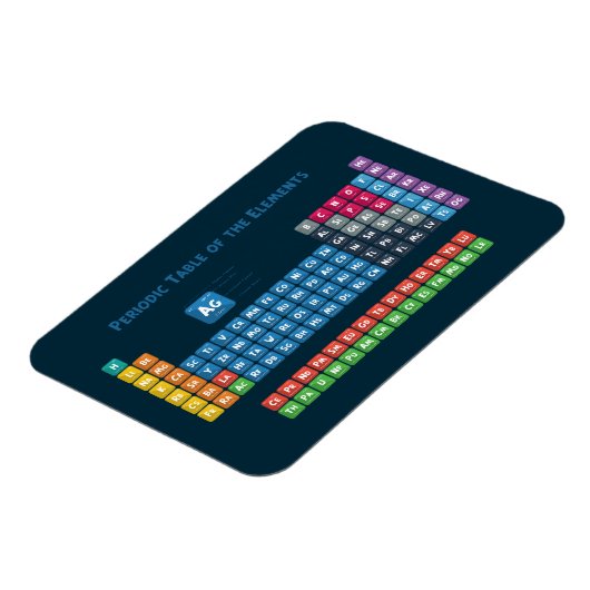 Periodieke tabel van de elementen 2 magneet (Linkerzijde)