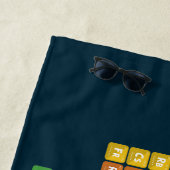 Periodieke tabel van de elementen 2 strandlaken (In situ)