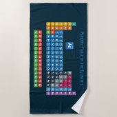 Periodieke tabel van de elementen 2 strandlaken (Voorkant)