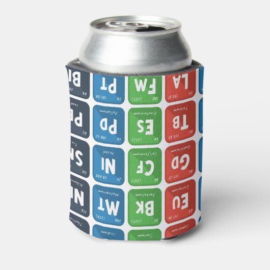 Periodieke tabel van de elementen 3 blikjeskoeler (Blikje Achterkant)