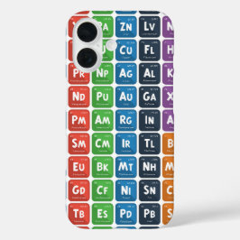 Periodieke tabel van de elementen 3 iPhone 16 hoesje