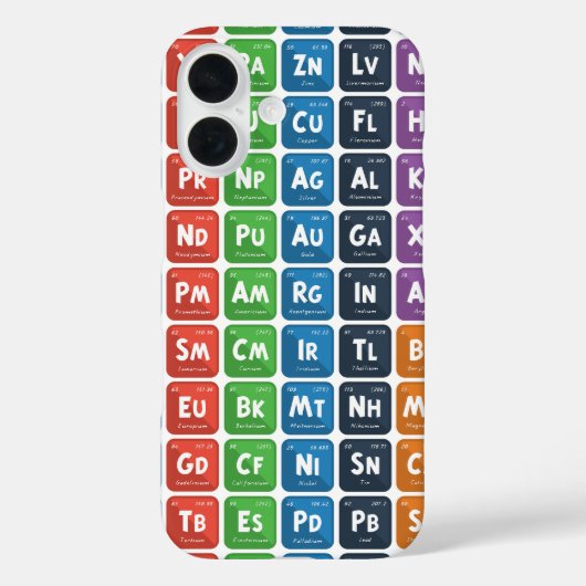 Periodieke tabel van de elementen 3 Case-Mate iPhone case (Achterkant)