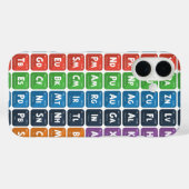Periodieke tabel van de elementen 3 Case-Mate iPhone case (Achterkant (horizontaal))