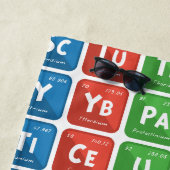 Periodieke tabel van de elementen 3 strandlaken (In situ)