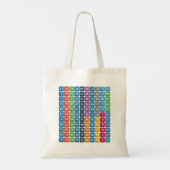 Periodieke tabel van de elementen 3 tote bag (Achterkant)
