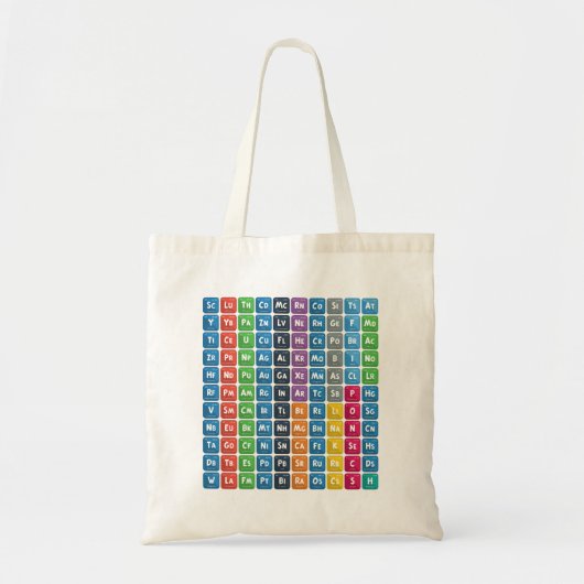 Periodieke tabel van de elementen 3 tote bag (Voorkant)