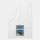 Periodieke tabel van de elementen (ijzer, Fe) Theedoek (Verticaal)