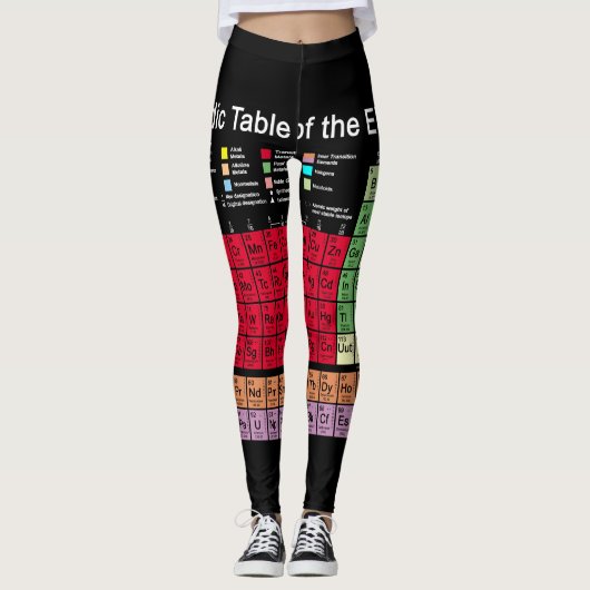 Periodieke tabel van de elementen leggings (Voorkant)