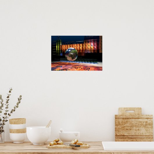 Periodieke tabel van de elementen poster (Keuken)